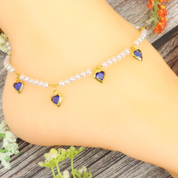 "Elegant Handmade Anklet – Delicate Jewelry for Women, MAR091412 - Picture 6 of 10